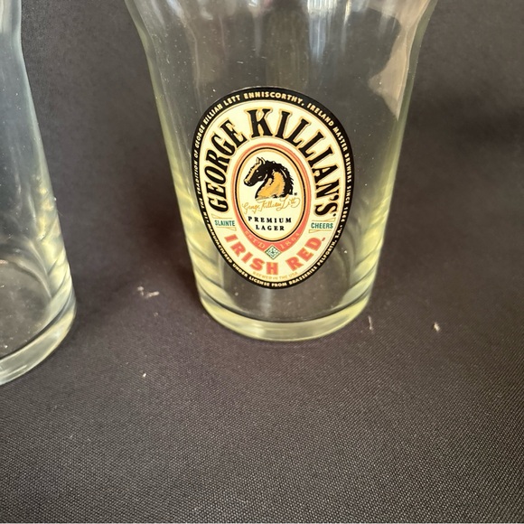 2 George Killian's Irish Red Premium Lager Pint Beer Glasses Special Edition! - Picture 3 of 7